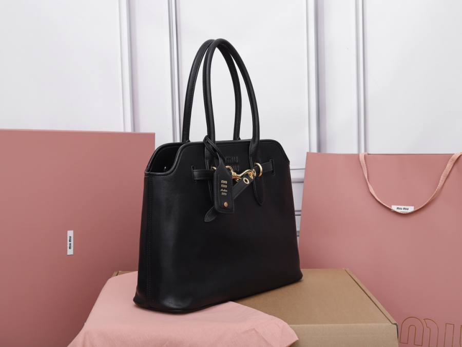 Miu Miu Aventure Nappa Medium Tote 5BG291 C878 40 x 30 x 13