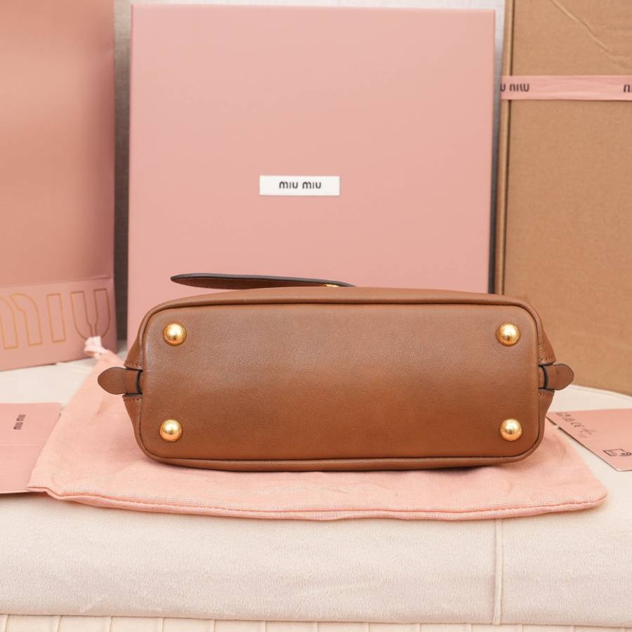 Miu Miu Aventure Nappa Mini Shell Bag 5BP140 A28B 19 x 13 x 6