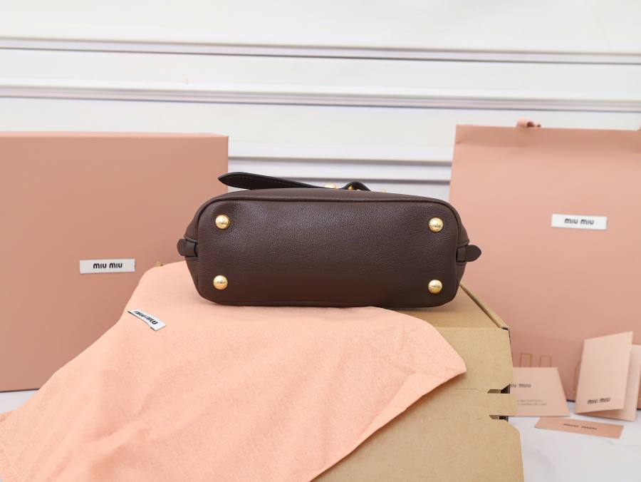 Miu Miu Aventure Nappa Mini Shell Bag 5BP190 02ED 19 x 13 x 6