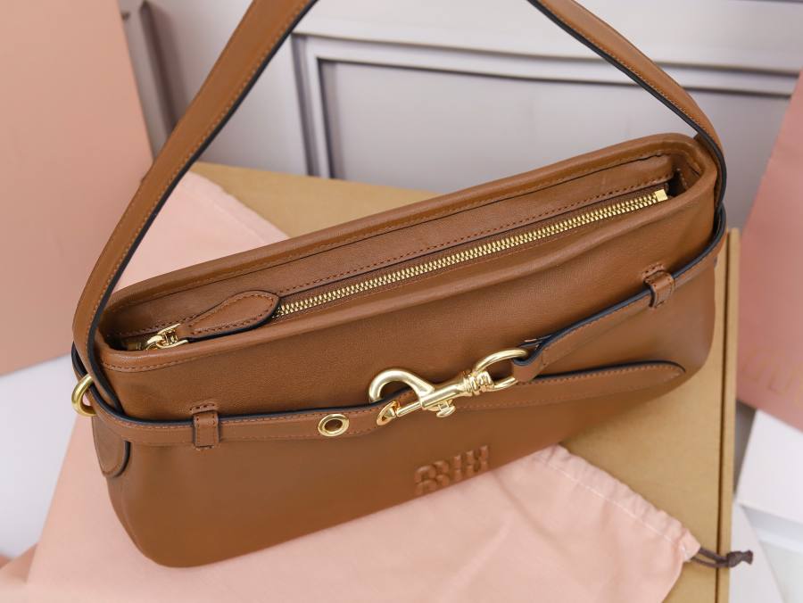 Miu Miu Aventure Underarm Bag 5BC182 3DBD 33 x 18 x 5
