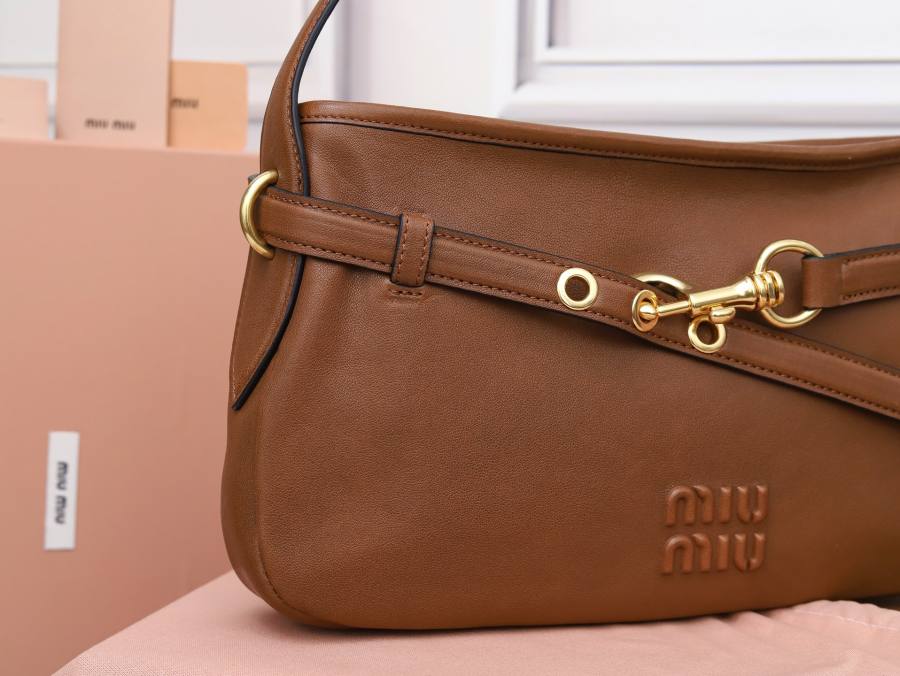 Miu Miu Aventure Underarm Bag 5BC182 3DBD 33 x 18 x 5