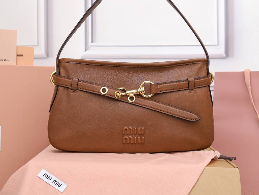 Miu Miu Aventure Underarm Bag 5BC182 3DBD 33 x 18 x 5