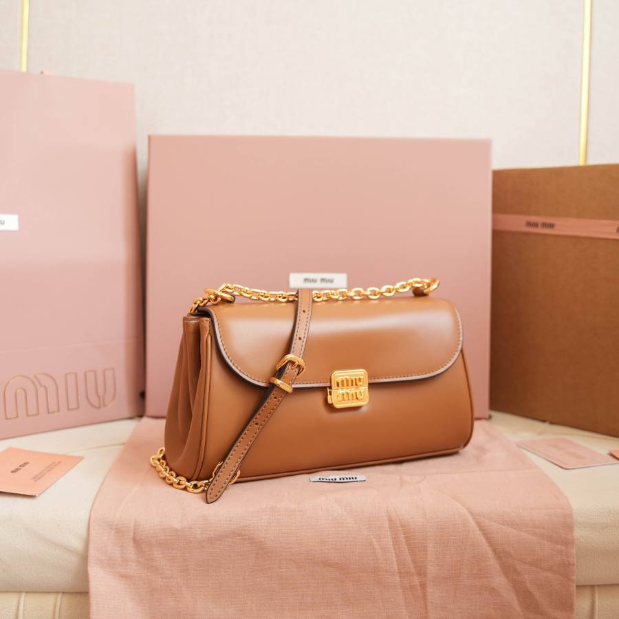 Miu Miu Baguette Shoulder Bag 5BD266 4856 24 x 14 x 6