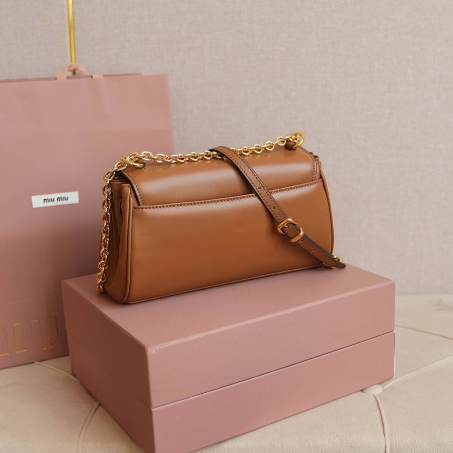 Miu Miu Baguette Shoulder Bag 5BD266 4856 24 x 14 x 6
