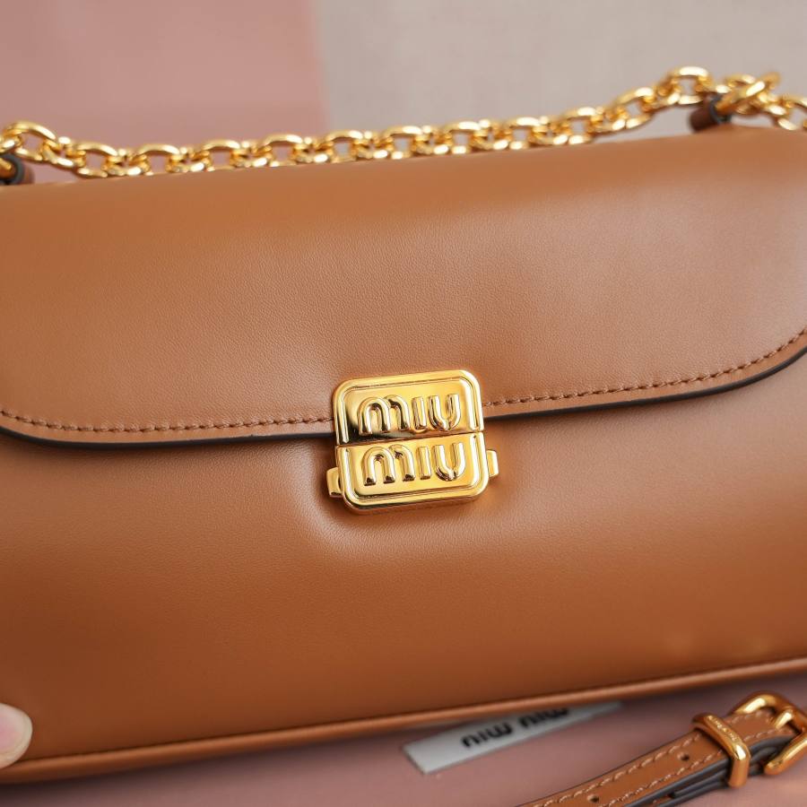 Miu Miu Baguette Shoulder Bag 5BD266 4856 24 x 14 x 6
