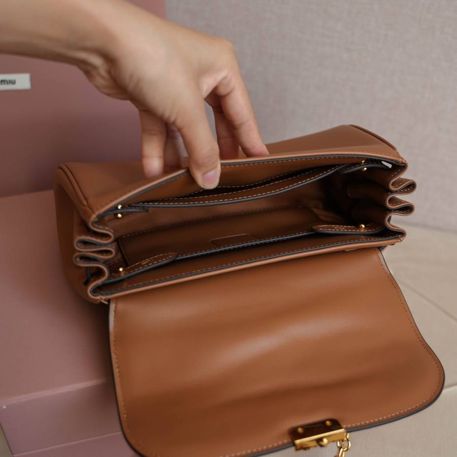 Miu Miu Baguette Shoulder Bag 5BD266 4856 24 x 14 x 6