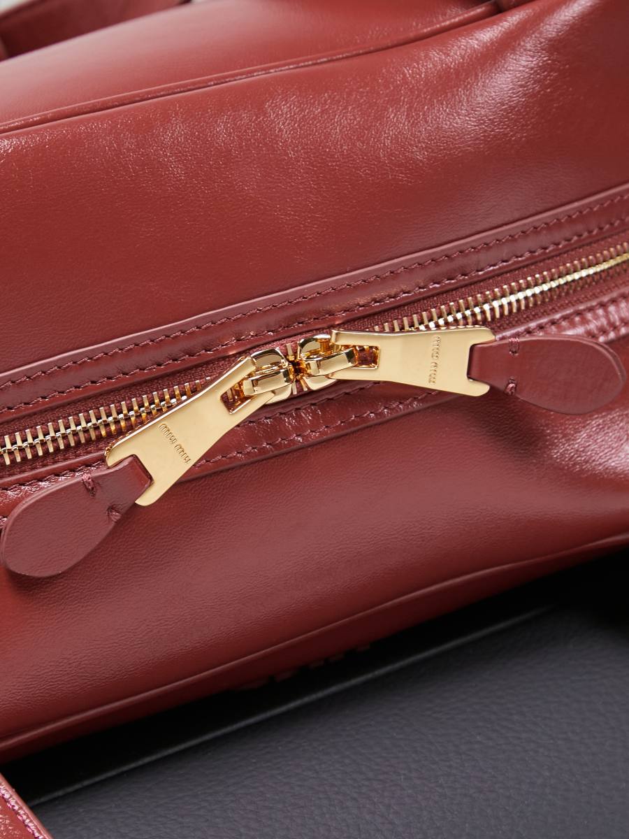 Miu Miu Bowling Underarm Bag 5BB182 CE47 22 x 12 x 8