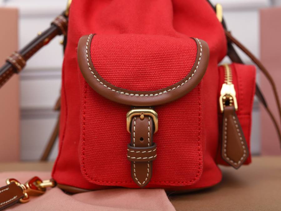 Miu Miu Canvas and Calfskin Backpack 5BZ043 39C0 32 x 30 x 12