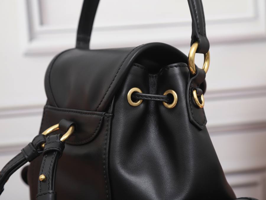 Miu Miu Canvas and Calfskin Backpack 5BZ043 DA2C 32 x 30 x 12