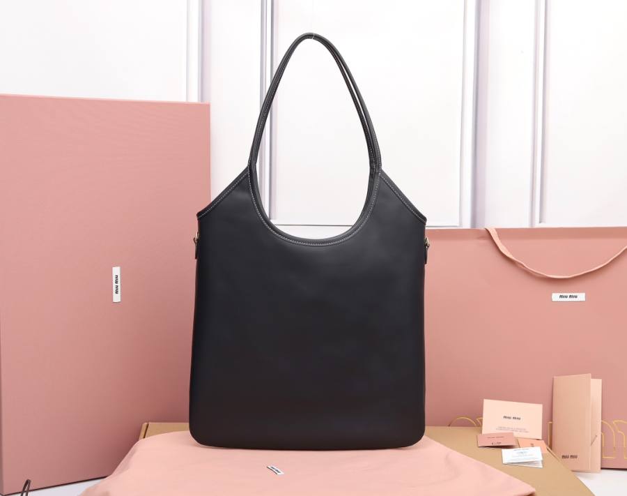 Miu Miu Ivy Tote Hobo Tote 5BG231 8B85 40 x 35 x 12