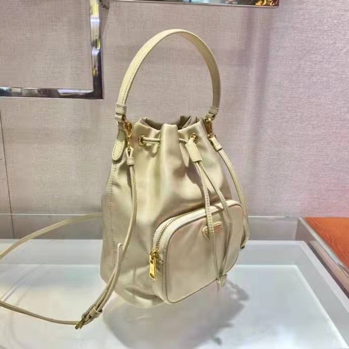 Prada Duet Jacquard Bucket Nylon 1BH038 9AB3