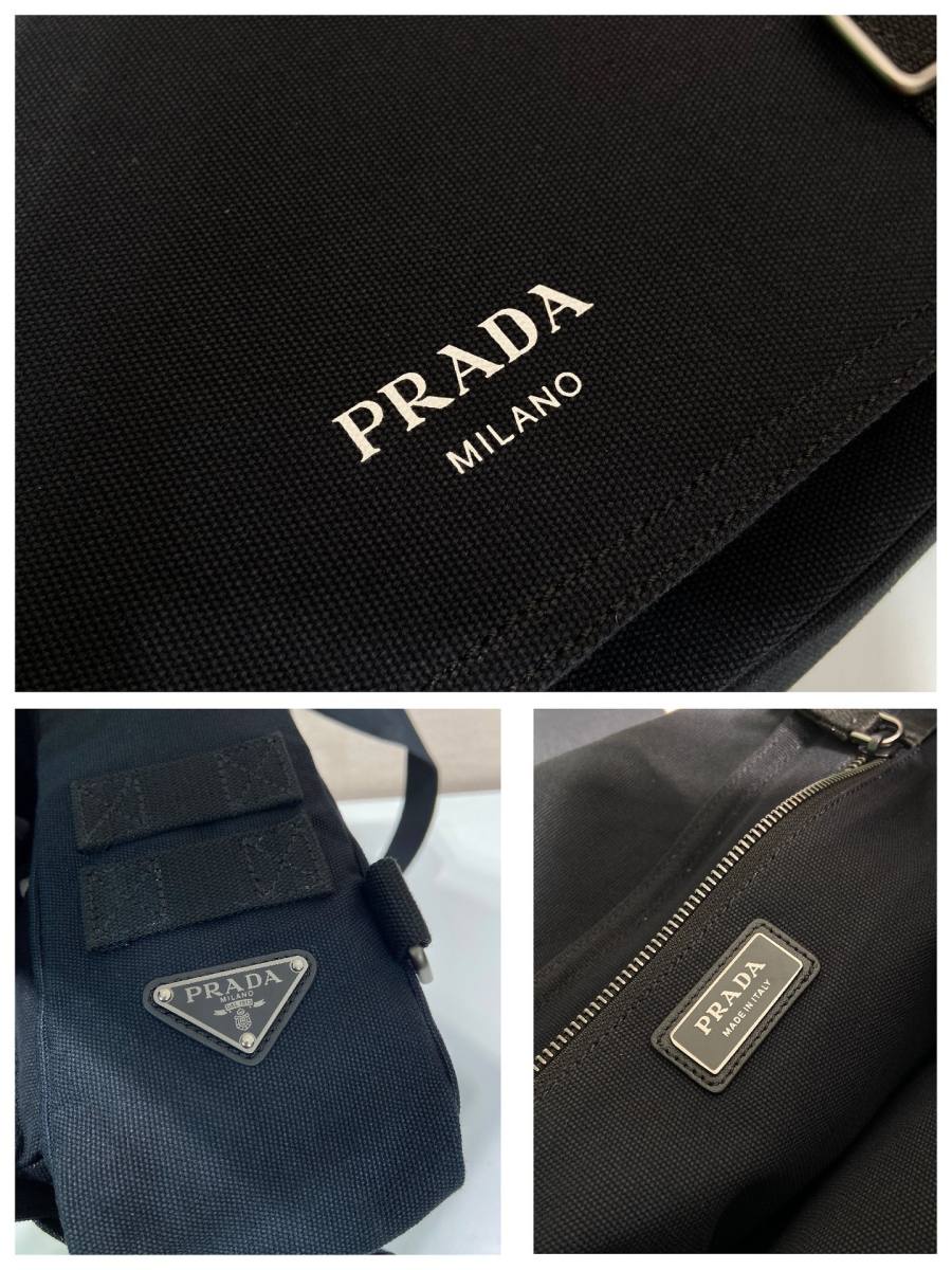 RP 3268000 Prada Canvas Messenger Canvas 2VD085 66E0