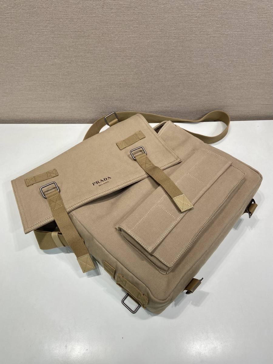 RP 3268000 Prada Canvas Messenger Canvas 2VD085 B4E7