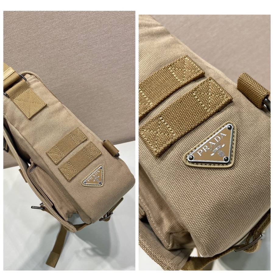 RP 3268000 Prada Canvas Messenger Canvas 2VD085 B4E7