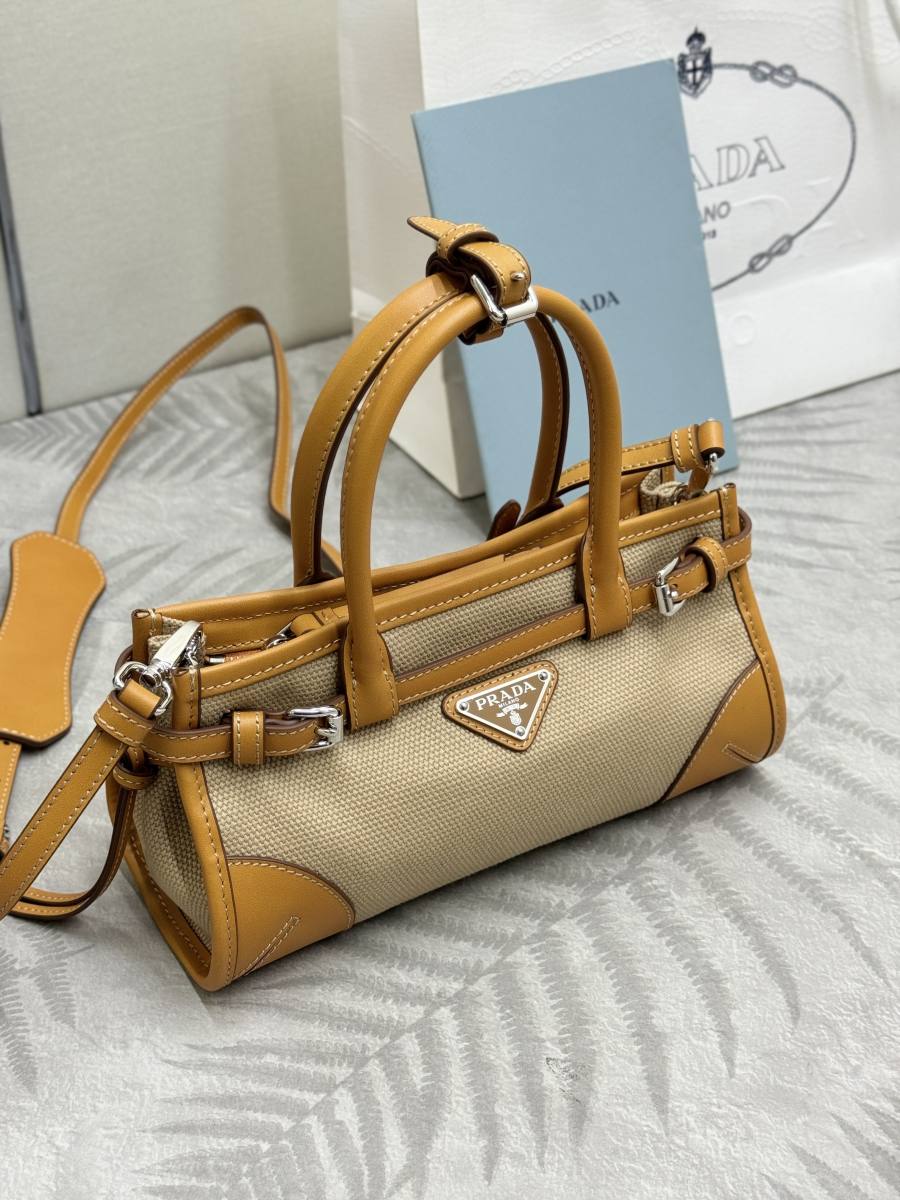 RP 3457000 Prada Bonnie Mini Canvas 23.5x12x9 1BA486 466F