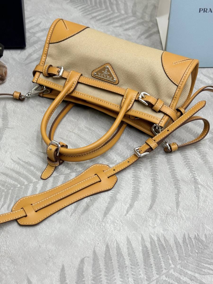 RP 3457000 Prada Bonnie Mini Canvas 23.5x12x9 1BA486 466F