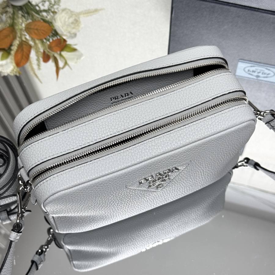 RP 3511000 Prada Double Zip Small Shoulder 1BH082 0B64