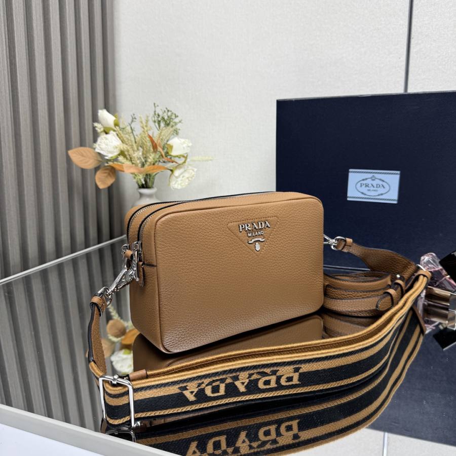 RP 3511000 Prada Double Zip Small Shoulder 1BH082 B6C2