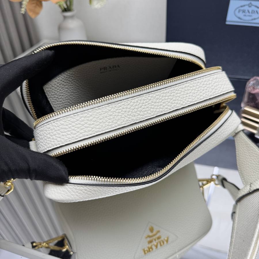 RP 3565000 Prada Double Zip Small Shoulder 1BH082 02F5