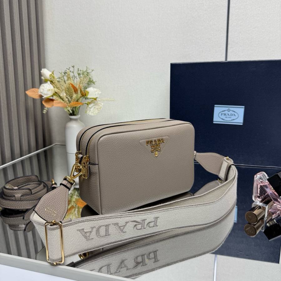 RP 3565000 Prada Double Zip Small Shoulder 1BH082 93DF