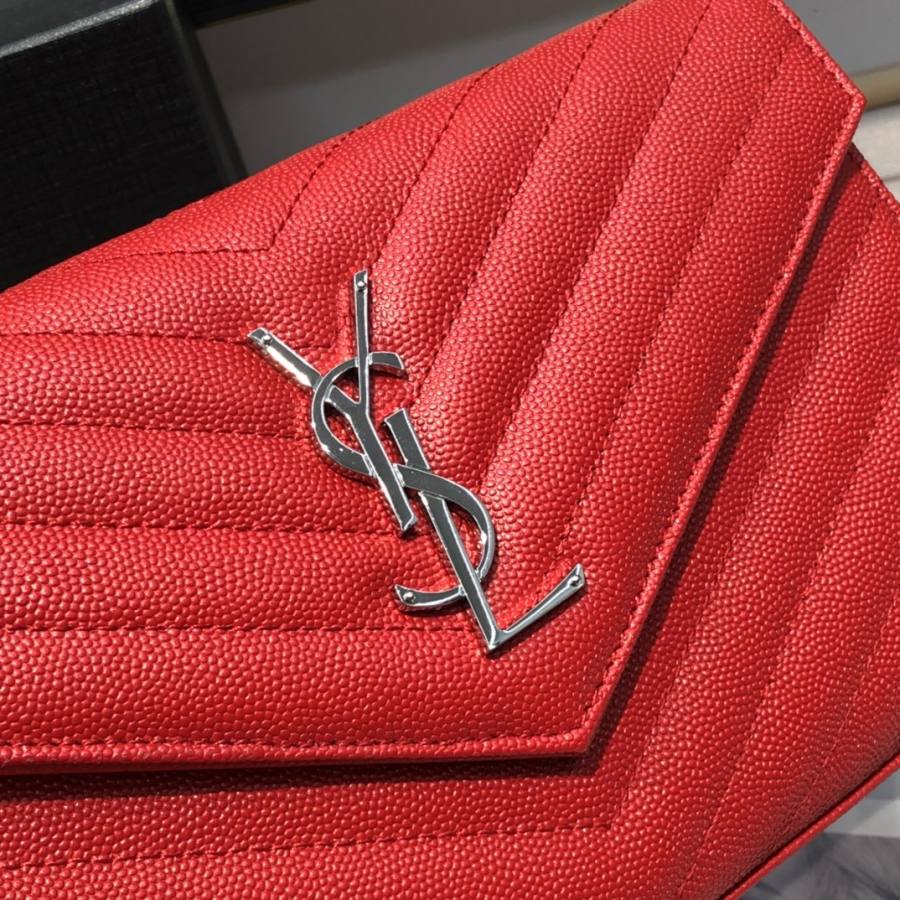 Saint Laurent Envelope WOC 19 x 11.5 x 4 6C2E