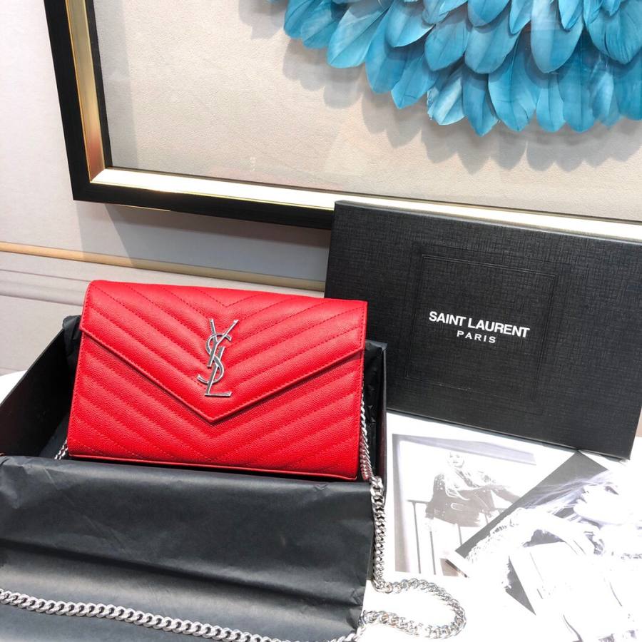 Saint Laurent Envelope WOC 19 x 11.5 x 4 6C2E