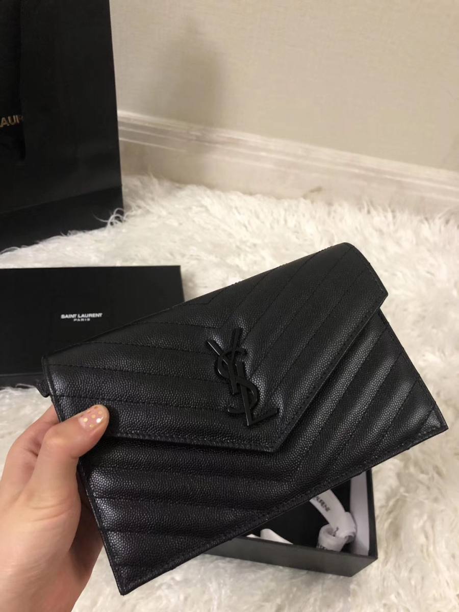 Saint Laurent Envelope WOC 19 x 11.5 x 4 8501