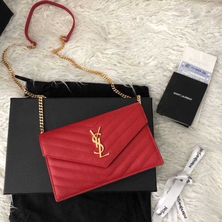 Saint Laurent Envelope WOC 19 x 11.5 x 4 9314