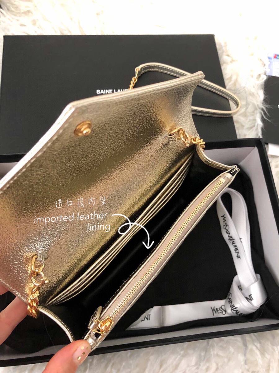Saint Laurent Envelope WOC 19 x 11.5 x 4 A44C