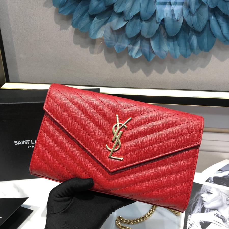 Saint Laurent Envelope WOC 19 x 11.5 x 4 A70F