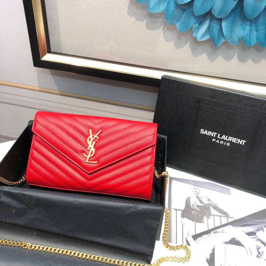 Saint Laurent Envelope WOC 19 x 11.5 x 4 A70F