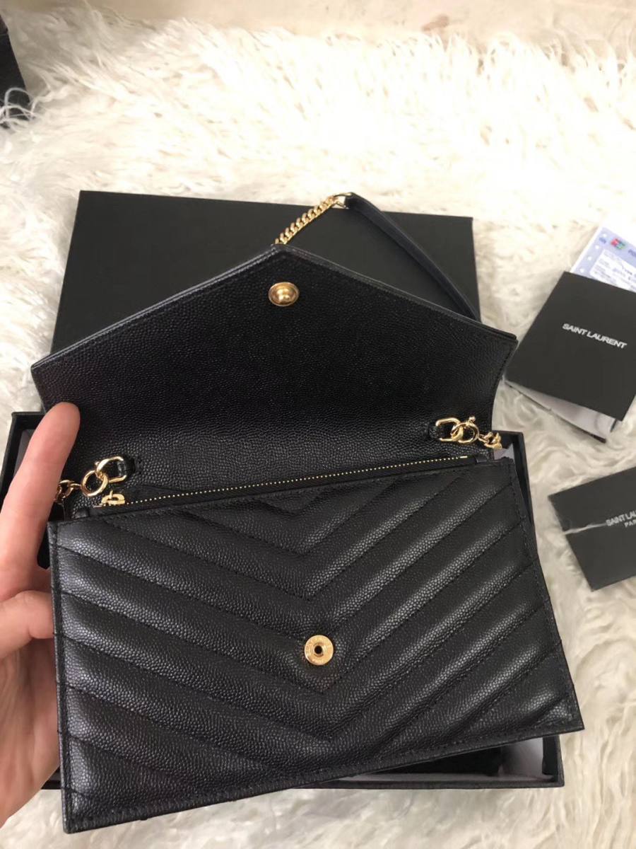 Saint Laurent Envelope WOC 19 x 11.5 x 4 FBEE