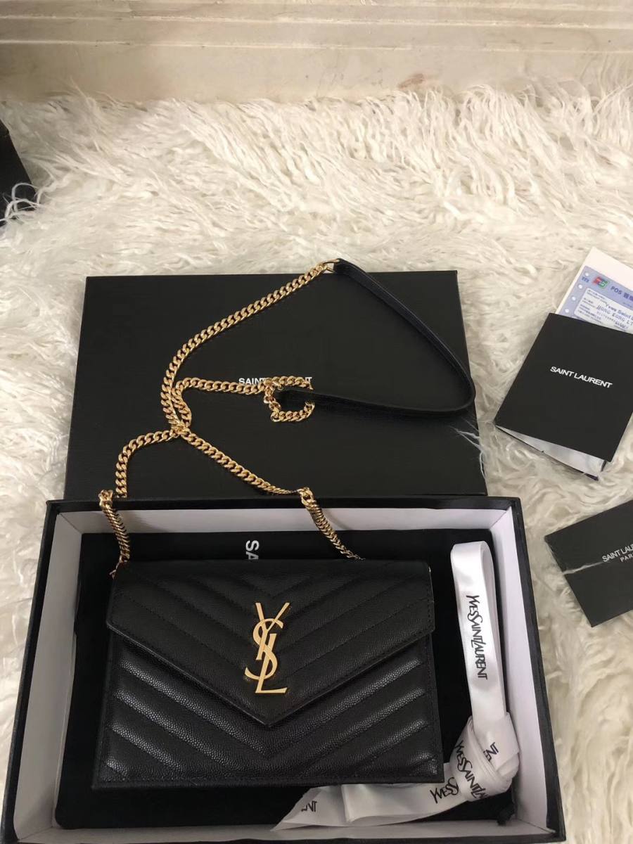 Saint Laurent Envelope WOC 19 x 11.5 x 4 FBEE