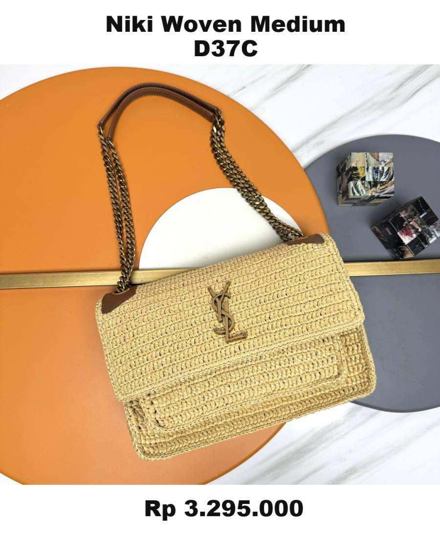 Saint Laurent Niki Woven Medium D37C