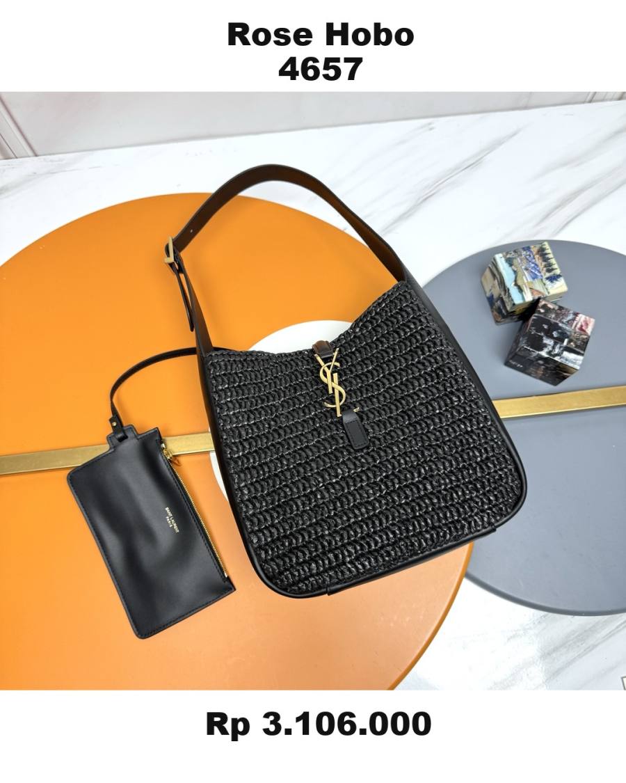 Saint Laurent Rose Hobo 4657